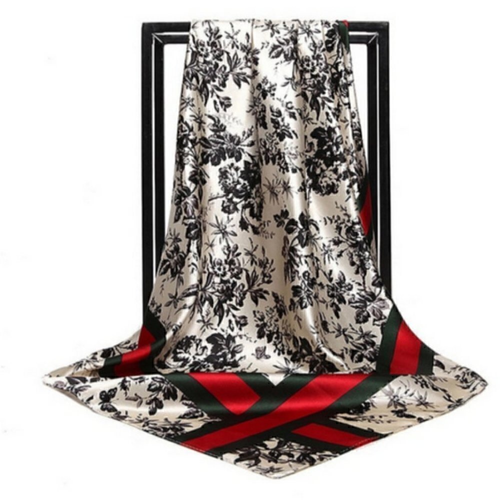 Fashion Retro Floral Print boho Scarf